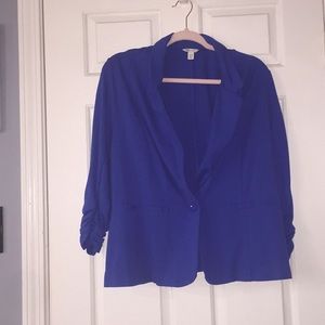 Cobalt blue blazer